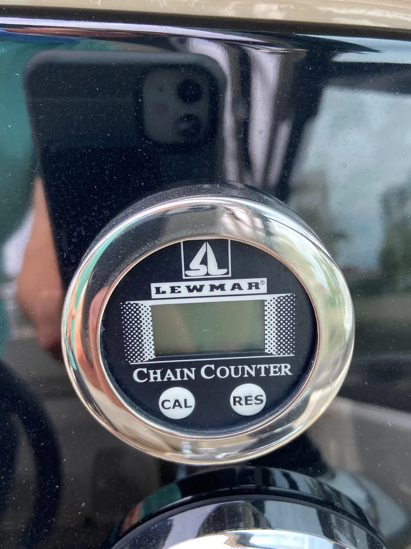 Slide: The Image of Lewmar chain counter on a 2017 Formula 350 Sun Sport boat. - 13