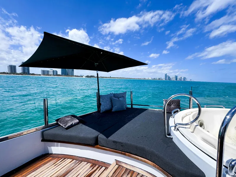 Slide: The Image of Luxury Custom WHS Marine 2010 yacht with sun deck and ocean view. - 31