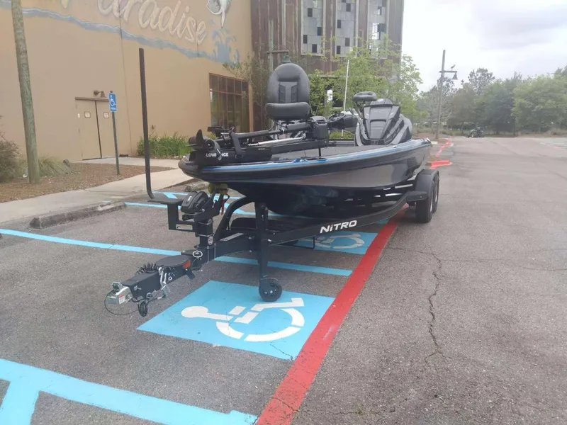 Slide: The Image of 2024 Nitro Z20 Pro boat parked in a handicapped spot. - 15