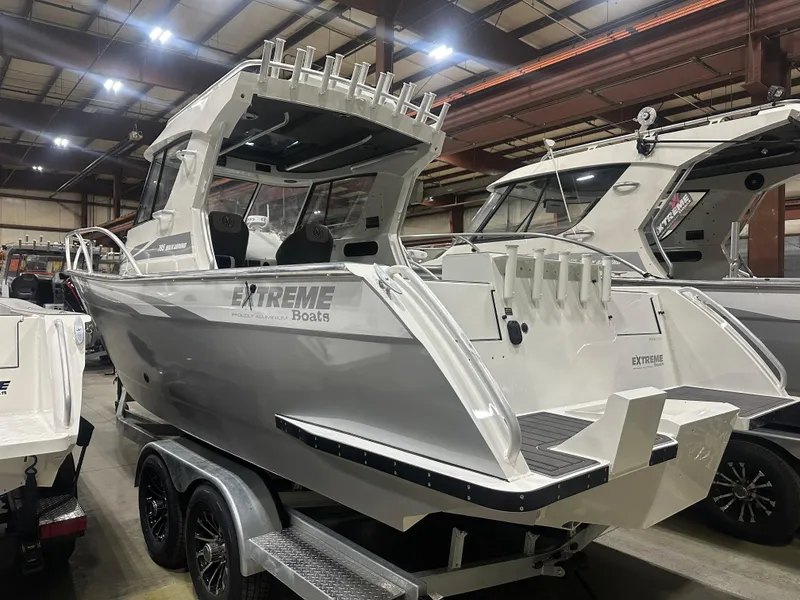 Slide: The Image of Side View of 2024 Extreme Boats 795 Walk Around 26' - 28
