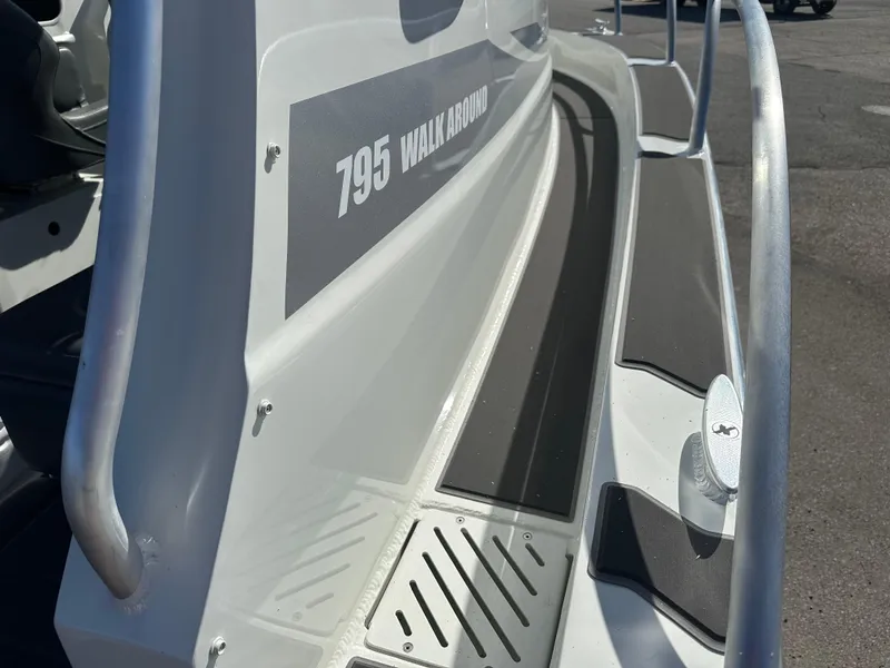 Slide: The Image of 2024 Extreme Boats 795 Walk Around 26' for Sale by Parma Marine Gunnels - 5