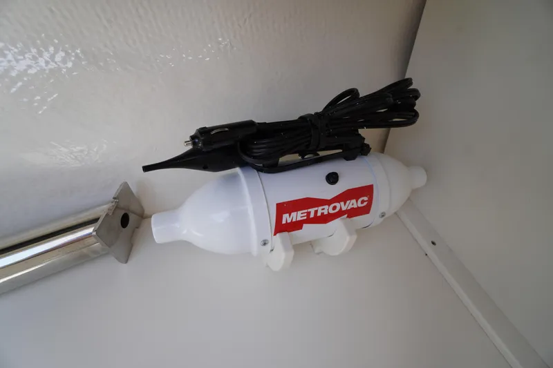 Slide: The Image of Metrovac device in Chaparral 280 OSX 2025 boat interior. - 37