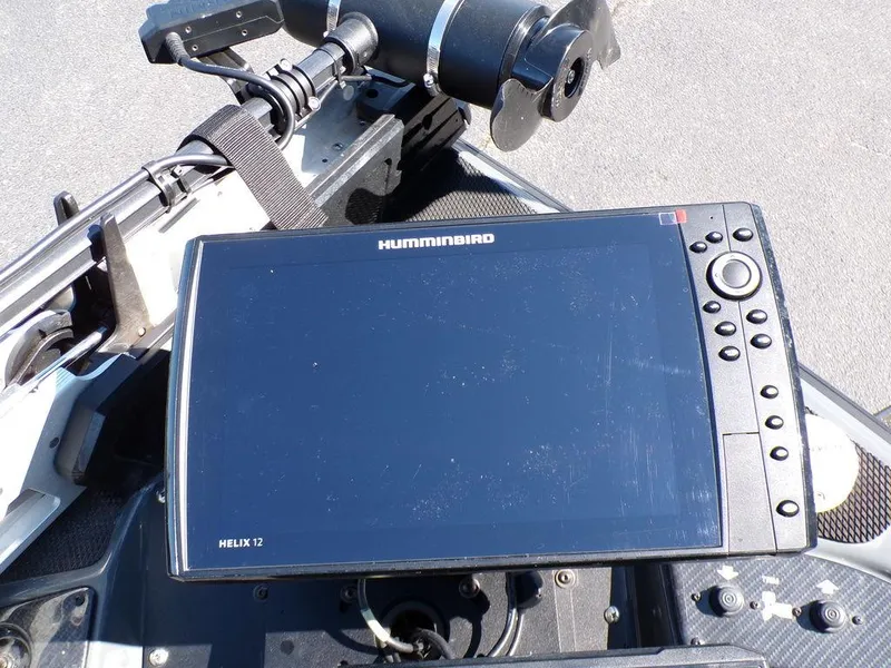 Slide: The Image of 2023 Phoenix 920 Elite boat with Humminbird Helix 12 fish finder - 23