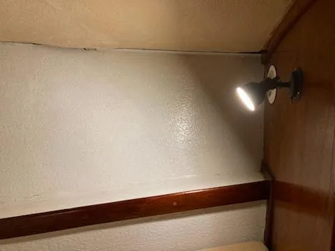 Slide: The Image of Interior cabin light of a 1969 Spencer 44 CC sailboat. - 42