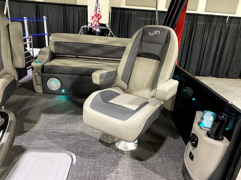 Slide: The Image of 2024 Barletta Corsa Ultra-Lounge 25UCA interior with luxurious seating and modern design. - 17