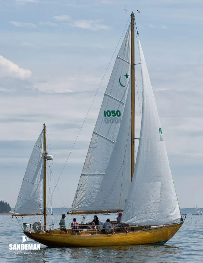 The Image of 1963 Concordia 41 Yawl sailing on calm waters. - 0