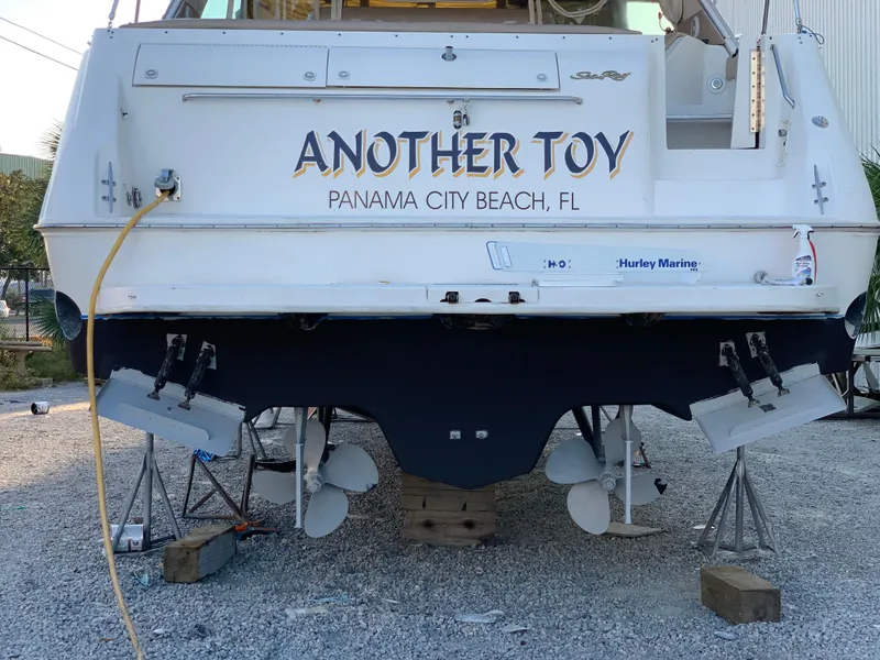 Slide: The Image of 1997 Sea Ray 500 Sundancer named Another Toy in Panama City Beach, FL, on dry dock. - 12