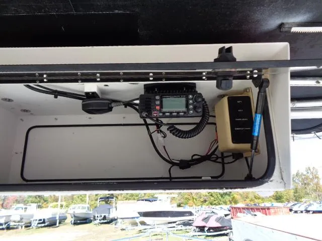 Slide: The Image of Electronics compartment of a 2000 Robalo 2240 Walkaround boat. - 23