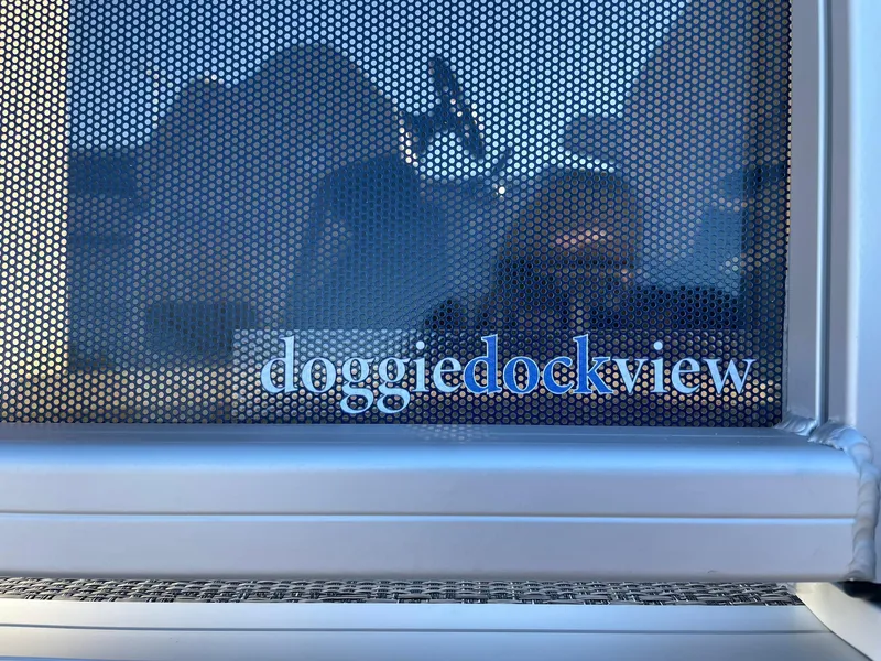 Slide: The Image of Doggie dock view feature on 2024 Barletta ARIA 22QC pontoon boat. - 20