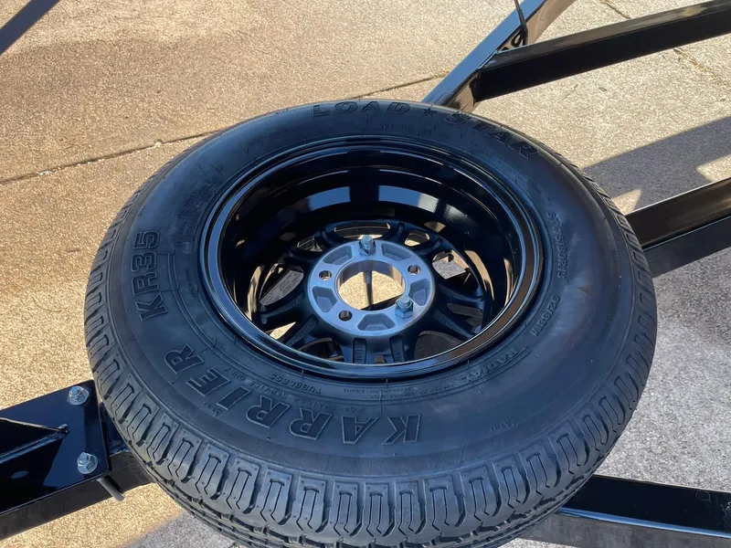 Slide: The Image of Spare tire for 2024 Barletta ARIA 22QC boat trailer. - 23