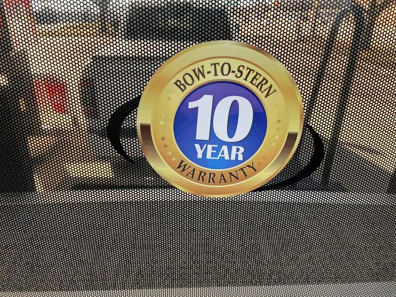 Slide: The Image of 2024 Barletta ARIA 22QC 10-year bow-to-stern warranty badge - 38