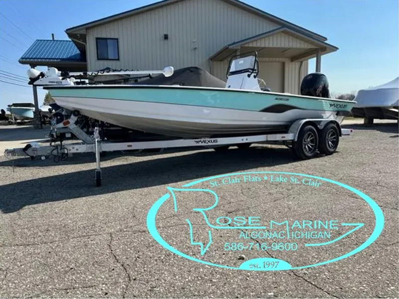 Slide: The Image of 2023 Vexus AVX 2180 CC boat on trailer at Rose Marine, Algonac, Michigan. - 0