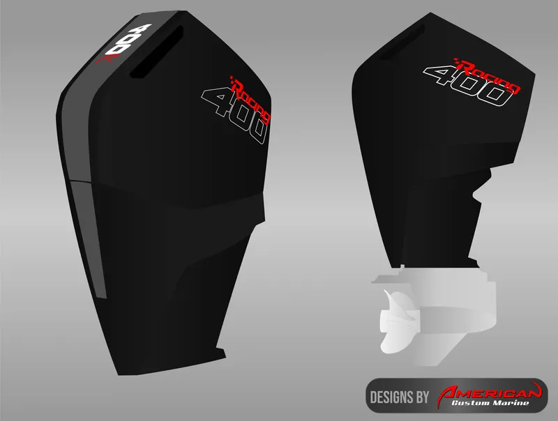 Slide: The Image of 2025 Nor-Tech 390 Sport outboard motor design by American Custom Marine. - 33