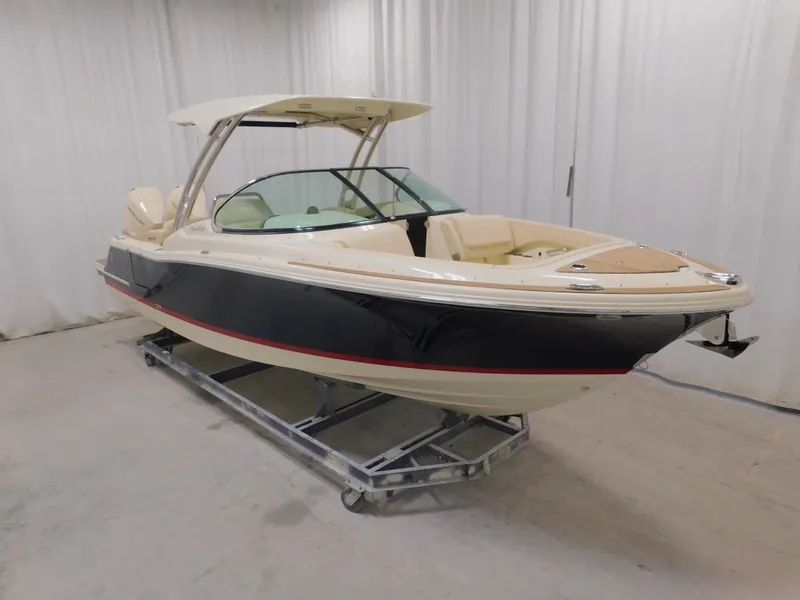 The Image of 2024 Chris-Craft Calypso 28 boat in showroom. - 0