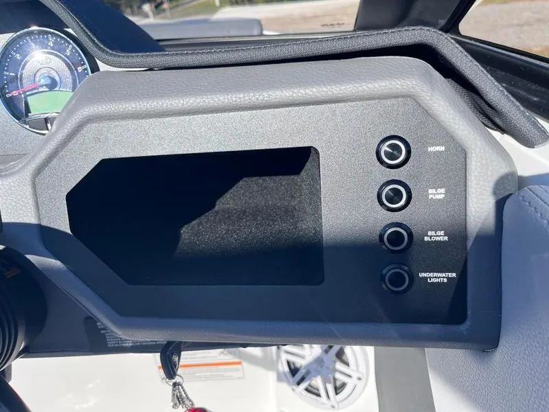 Slide: The Image of 2024 Cobalt CS23 dashboard with control panel and gauge. - 44
