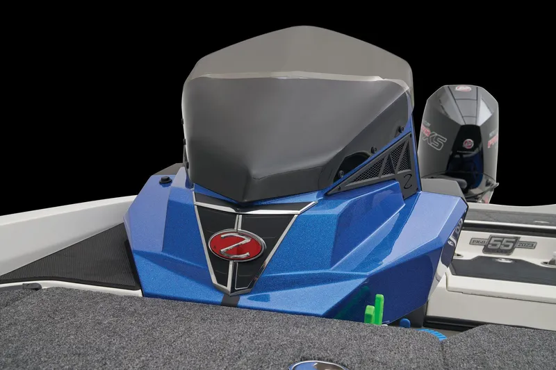 Slide: The Image of 2024 Ranger Z518 Cup-Equipped boat on a lakeside parking lot. - 28