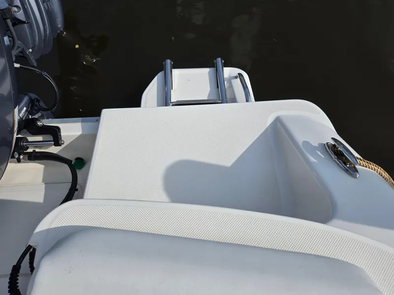 Slide: The Image of 2021 Bulls Bay 200 CC boat with swim platform and ladder. - 39