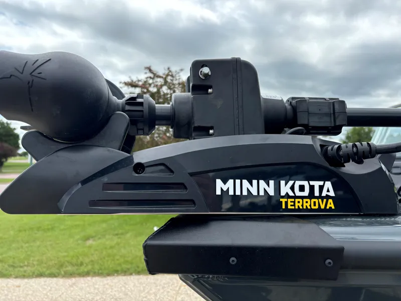 Slide: The Image of Minn Kota Terrova trolling motor on 2024 Ranger VS1782SC Angler boat. - 6