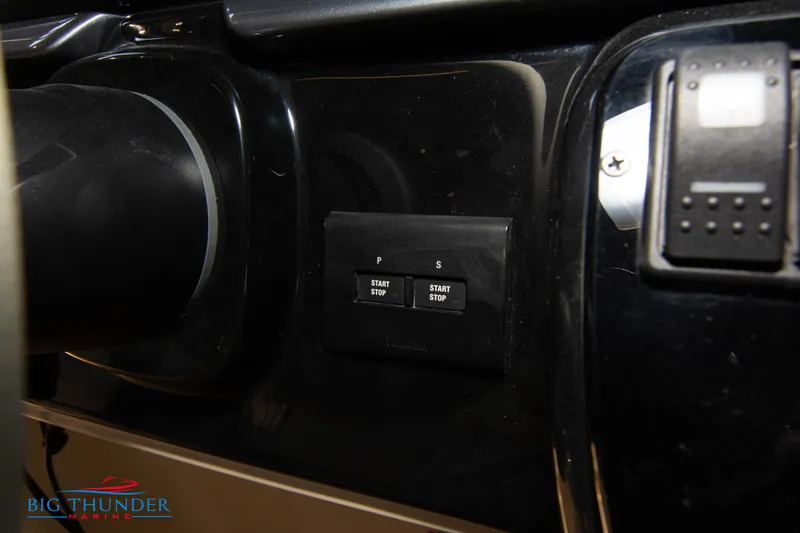 Slide: The Image of Dashboard of 2024 Invictus GT370S with start/stop buttons. - 35