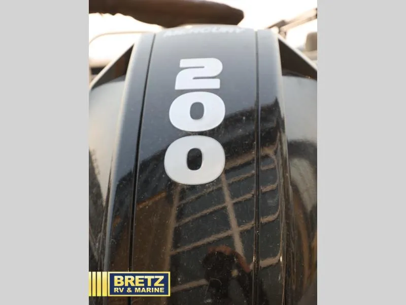 Slide: The Image of Mercury 200 outboard motor on 2022 Tracker 22 XP3 PARTY BARGE. - 7