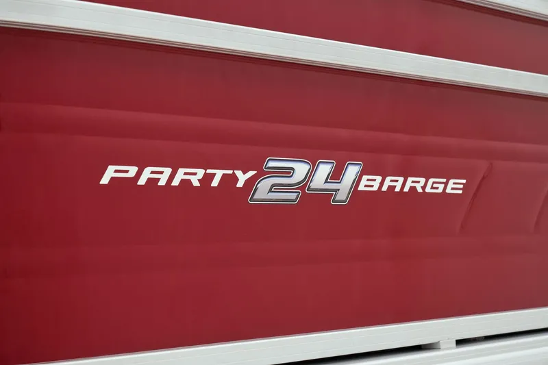 Slide: The Image of Sun Tracker Party Barge 24 DLX 2024 - 25