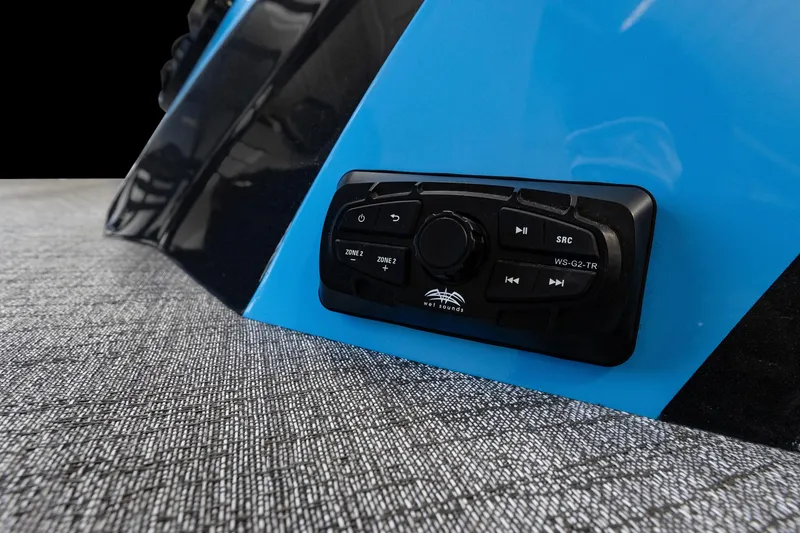 Slide: The Image of Control panel of 2025 Trifecta 25 Sport RF9 DC 3.0+ boat. - 16