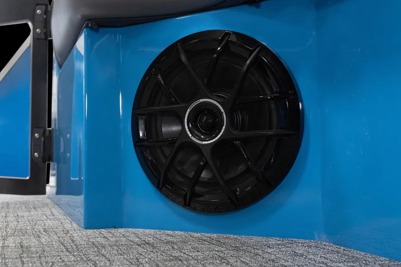 Slide: The Image of Close-up of speaker on 2025 Trifecta 25 Sport RF9 DC 3.0+ boat. - 29