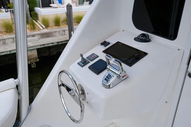 Slide: The Image of Enclosed Flybridge Aft Deck - 50