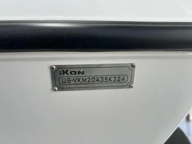 Slide: The Image of 2024 iKon LX20 boat identification plate with serial number US-VKM20A35K324. - 14
