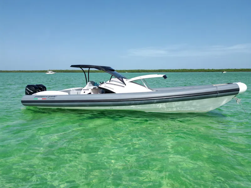 The Image of 2025 Panamera Yacht PY 100 in clear turquoise waters. - 0