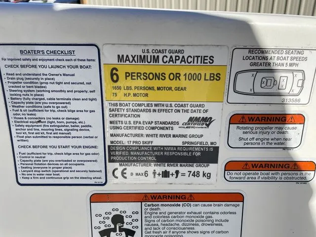 Slide: The Image of Mako MAKO PRO SKIFF 17CC W/75HP 2023 - 46
