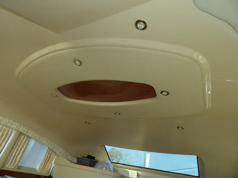Slide: The Image of Ceiling interior of 2003 Sea Ray 390 Motor Yacht with recessed lighting. - 43