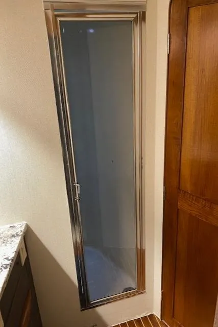 Slide: The Image of Shower area in 1984 Custom Carolina Buddy Davis boat. - 35