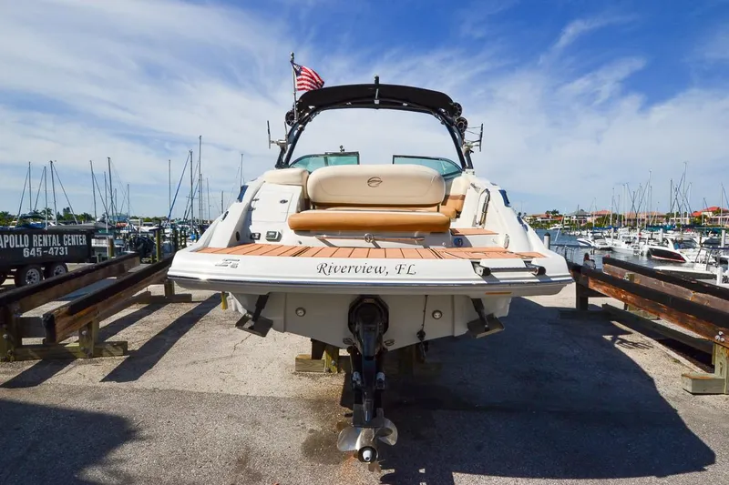 Slide: The Image of 2014 Crownline Eclipse E6 boat docked at a marina in Riverview, FL. - 4