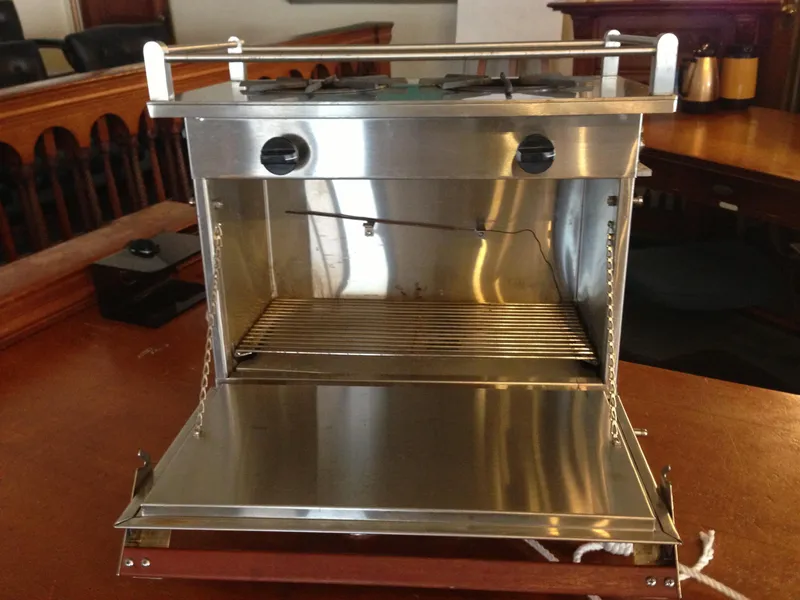 Slide: The Image of Stainless steel marine stove from a 1955 Concordia Yawl (Hull #33). - 12