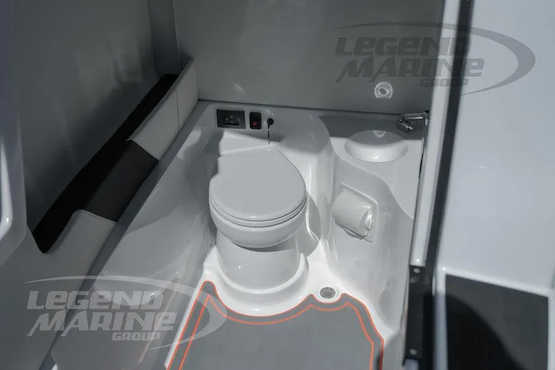 Slide: The Image of Modern bathroom in 2025 Statement 350 Open boat by Legend Marine Group. - 40