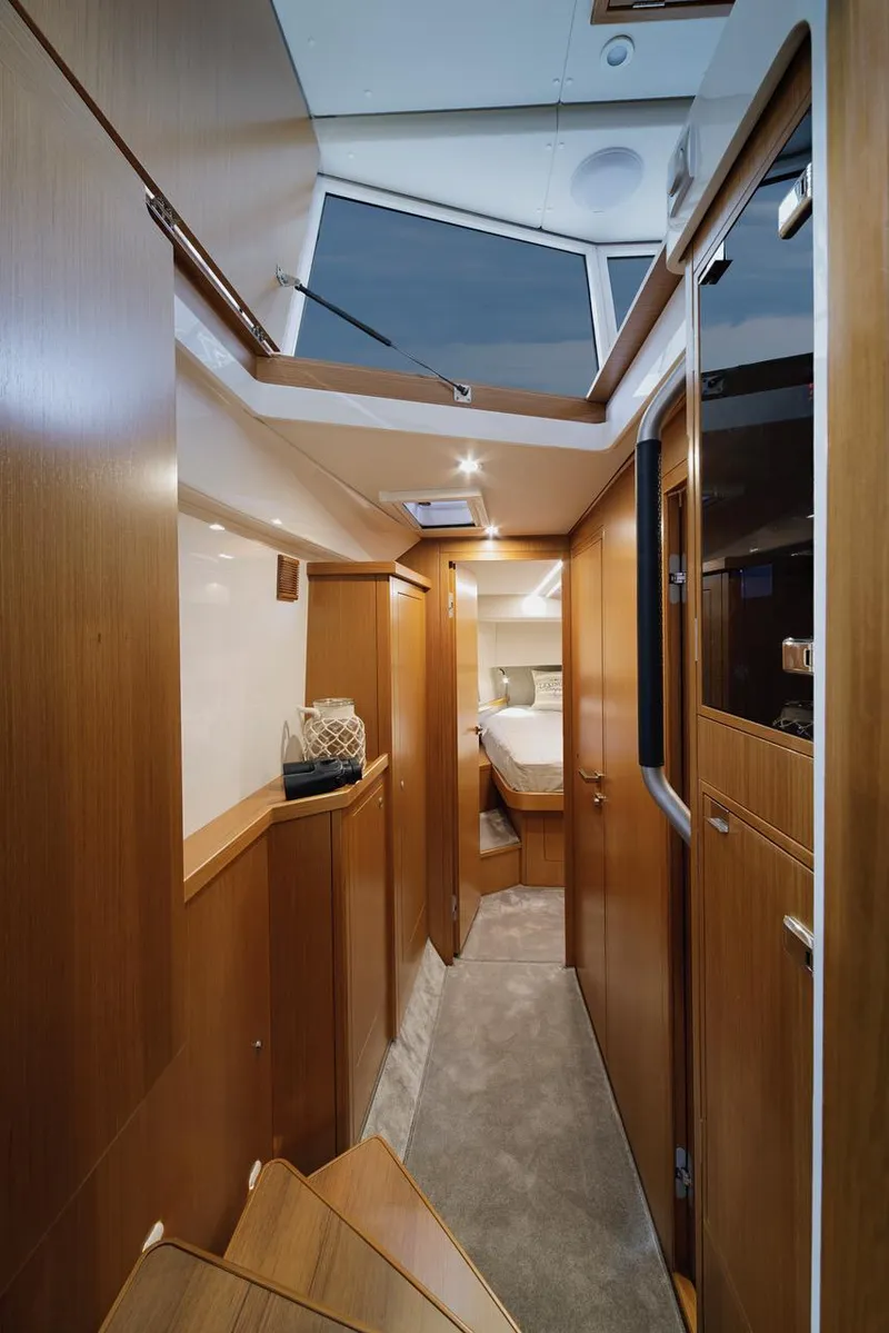 Slide: The Image of Interior of 2025 Sargo 45 Cat A yacht with dining area and kitchen. - 22