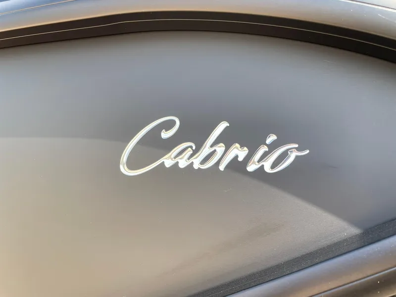 Slide: The Image of 2024 Barletta Cabrio 22UC logo on boat exterior - 16