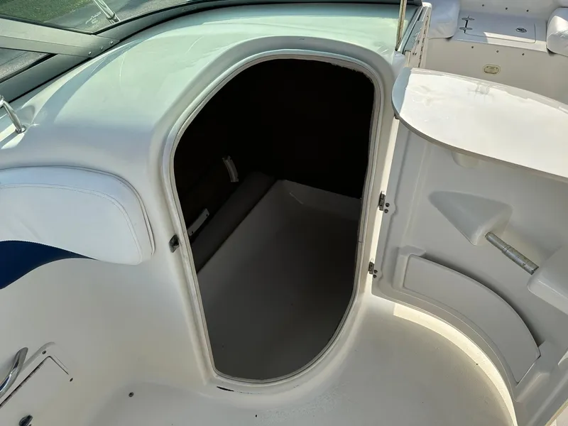 Slide: The Image of 2008 NauticStar 23DC boat interior cabin entrance. - 22
