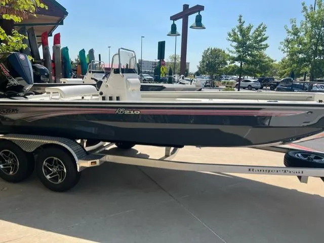 The Image of 2024 Ranger RB210 boat on trailer in outdoor setting. - 0