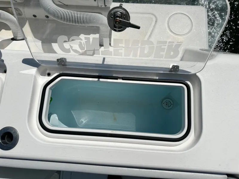 Slide: The Image of 2022 Contender 39 ST livewell compartment on a fishing boat. - 32