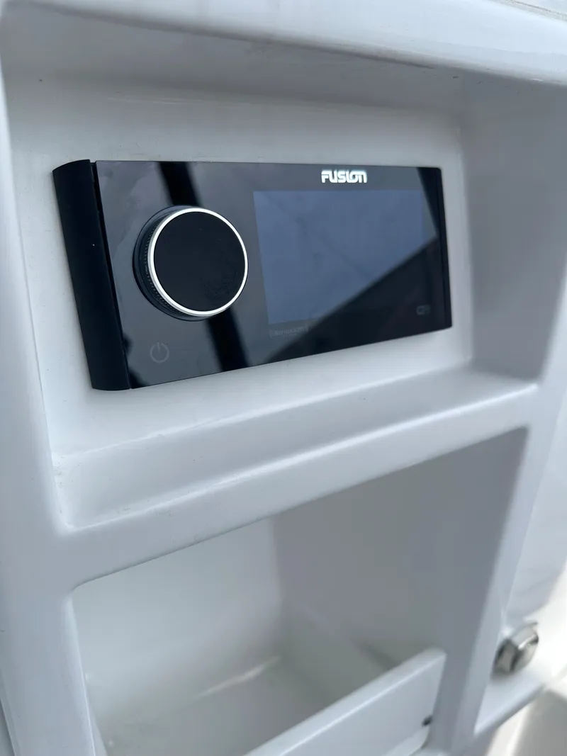 Slide: The Image of 2023 Monterey 298SS boat stereo system. - 45