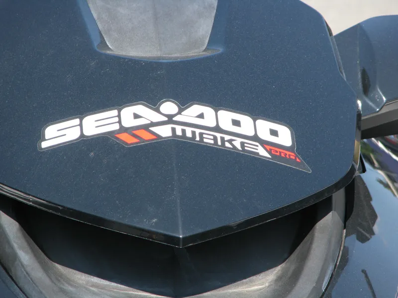 Slide: The Image of 2013 Sea-Doo WAKE PRO jet ski close-up of logo. - 3