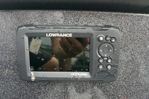 Slide: The Image of Lowrance HOOK2 fish finder on 2024 Nitro Z18 boat dashboard. - 8