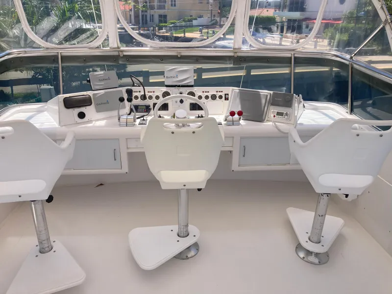 Slide: The Image of Viking 70 Cockpit Motor Yacht 1988 - 68
