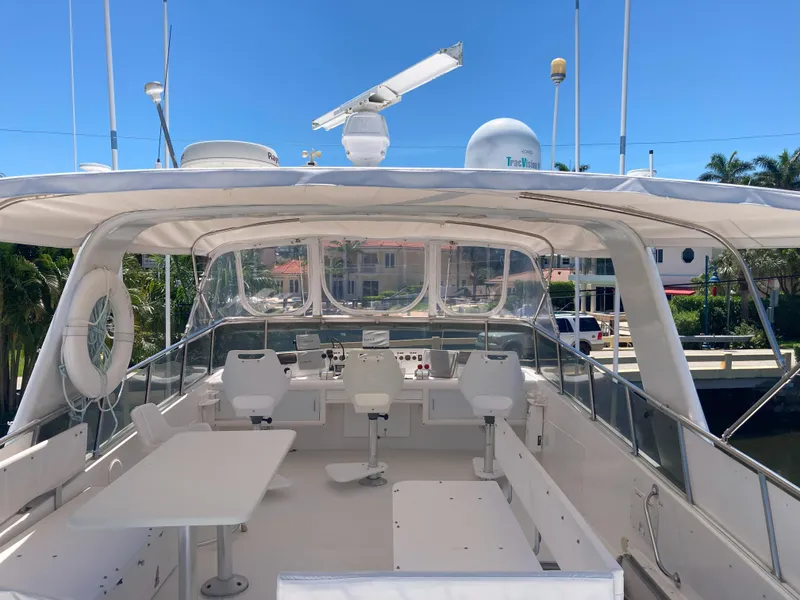 Slide: The Image of Viking 70 Cockpit Motor Yacht 1988 - 77