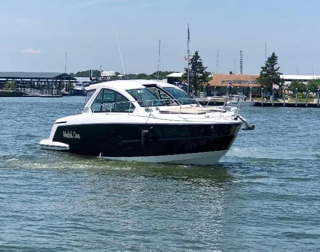 Slide: The Image of 2018 Monterey 360 Sport Coupe cruising on a sunny day. - 4
