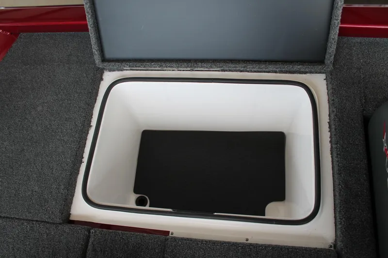 Slide: The Image of 2024 Vexus AVX1980C boat storage compartment with open lid. - 10