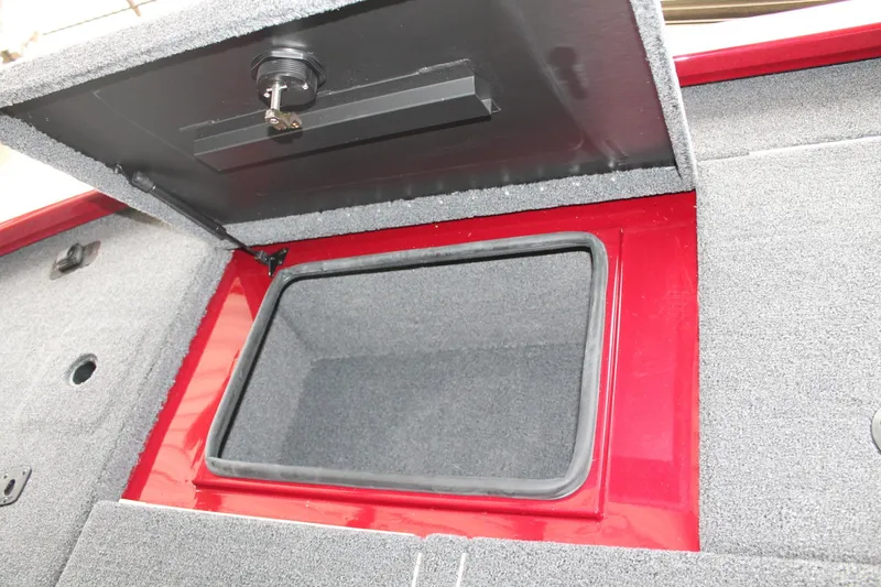 Slide: The Image of 2024 Vexus AVX1980C storage compartment with open lid, showcasing interior space. - 6