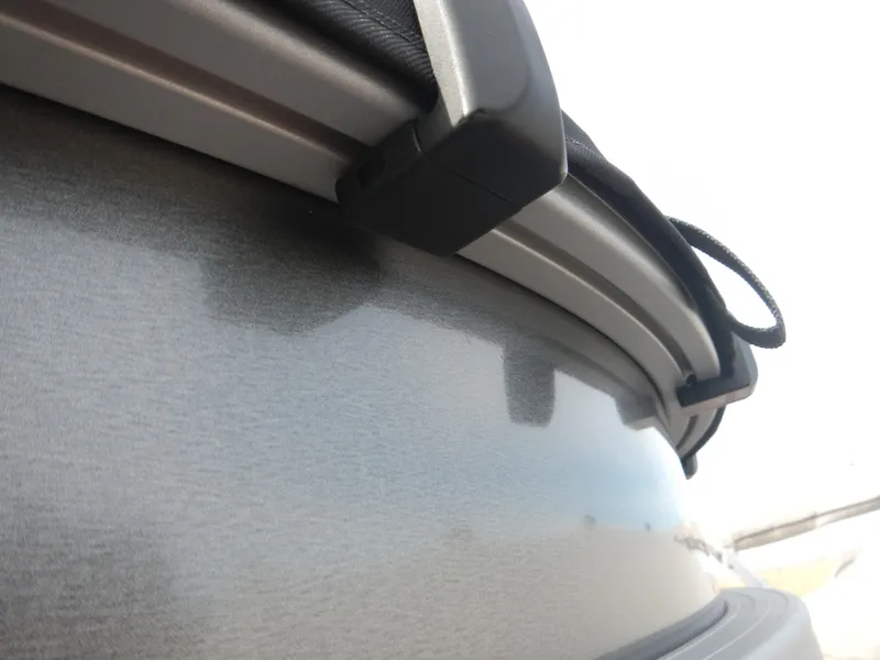 Slide: The Image of Close-up of 2024 Lowe SF 212 WT boat exterior detail. - 33